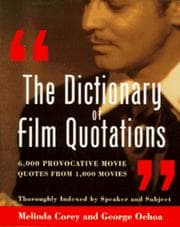 Tapa de The dictionary of film quotations