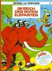 Tapa de Spirou und Fantasio, Carlsen Comics, Bd.22, Im Reich der roten Elefanten