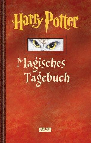 Tapa de Harry Potter. Magisches Tagebuch. Ausgabe rot.