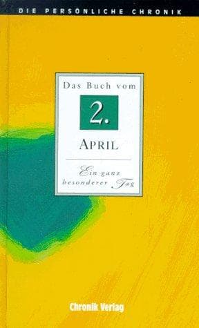 Tapa de Das Book Von 2. April