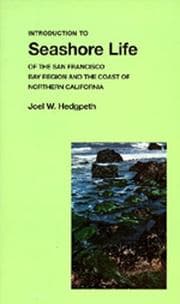 Tapa de Introduction to Seashore Life of the San Francisco Bay Region and the Coast of Northern California