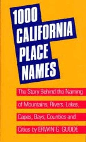 Tapa de One Thousand California Place Names