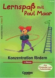 Tapa de Lernspaß mit Paul Maar, Konzentration fördern, 1. Klasse