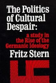 Tapa de The politics of cultural despair