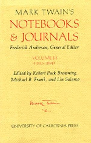 Tapa de Mark Twain's Notebooks & Journals, Volume III