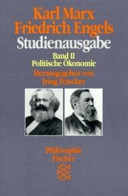 Tapa de Studienausgabe II. Politische Ökonomie. ( Philosophie)