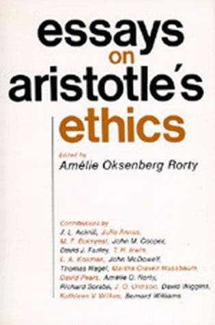 Tapa de Essays on Aristotle's ethics
