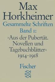 Tapa de Gesammelte Schriften I