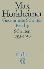 Tapa de Gesammelte Schriften III