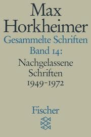 Tapa de Gesammelte Schriften XIV. Nachgelassene Schriften 1949 - 1972. 5. Notizen.
