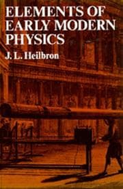 Tapa de Elements of early modern physics