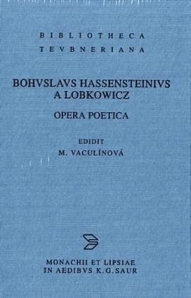 Tapa de Hassensteinius a Lobkowicz, Bohuslav