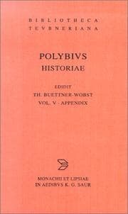 Tapa de Historiae, vol. V: Appendix