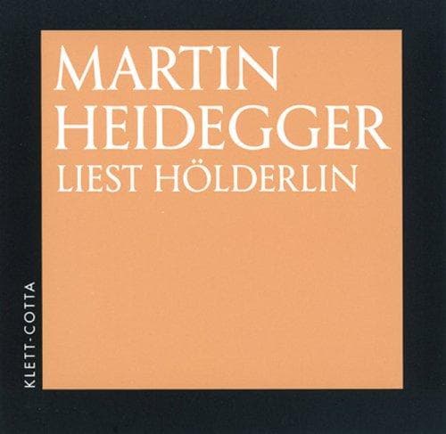 Tapa de Martin Heidegger liest Hölderlin. CD