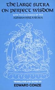 Tapa de The Large Sutra on Perfect Wisdom