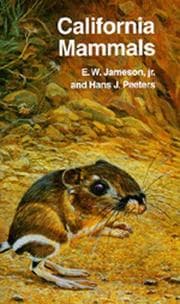 Tapa de California mammals
