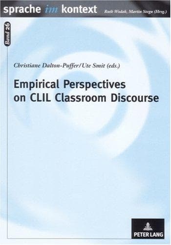 Tapa de Empirical perspectives on CLIL classroom discourse