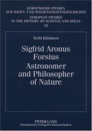 Tapa de Sigfrid Aronus Forsius. Astronomer and Philosopher of Nature