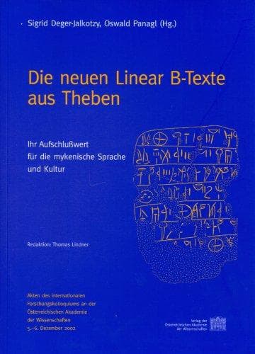 Tapa de Die neuen Linear B-Texte aus Theben