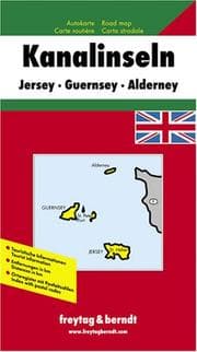 Tapa de Channel Isles Map, Great Britain