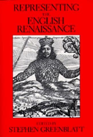 Tapa de Representing the English Renaissance