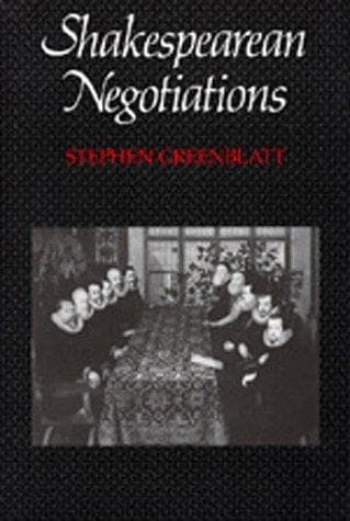 Tapa de Shakespearean Negotiations