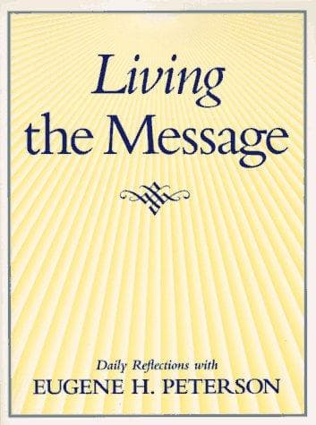 Tapa de Living the message