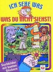 Tapa de Stickerbuch Ich sehe was, was du nicht siehst. Gelbe Ausgabe
