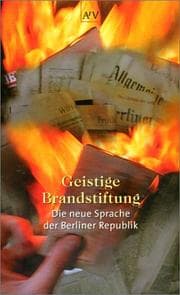 Tapa de Geistige Brandstiftung