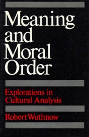 Tapa de Meaning and Moral Order