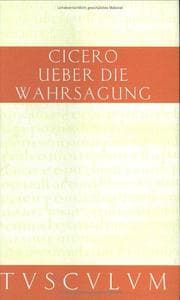 Tapa de Über die Wahrsagung. De Divinatione