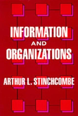 Tapa de Information and organizations