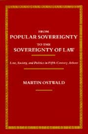 Tapa de From Popular Sovereignty to the Sovereignty of Law