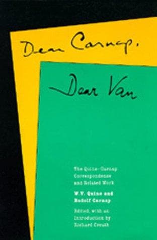 Tapa de Dear Carnap, Dear Van