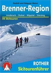 Tapa de Brenner- Region. Skiführer. Innsbruck, Stubai, Wipptal, Sterzing