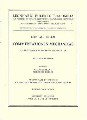Tapa de Commentationes astronomicae ad praecessionem et nutationem pertinentes. Second part