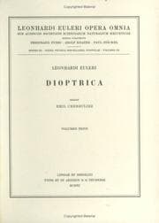 Tapa de Dioptrica 1st part