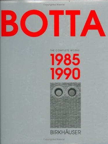 Tapa de Mario Botta - The Complete Works: Volume 2
