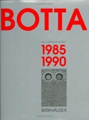 Tapa de Mario Botta - The Complete Works: Volume 2
