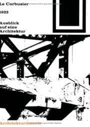 Tapa de 1922 - Ausblick auf eine Architektur (Bauwelt Fundamente)