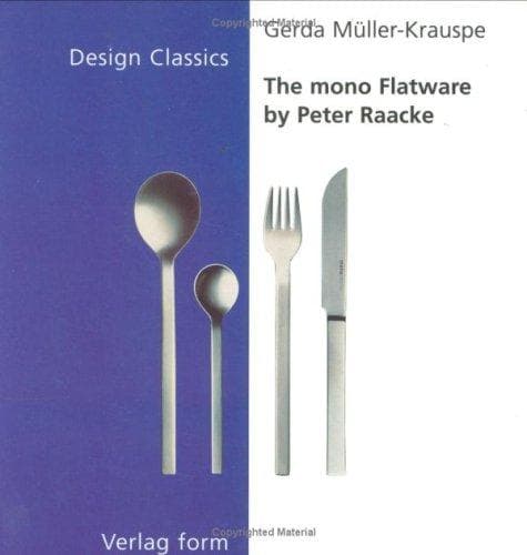 Tapa de The Mono Flatware by Peter Raacke (Design Classics)