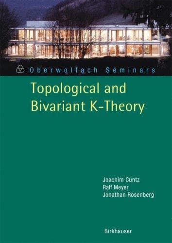 Tapa de Topological and bivariant K-theory