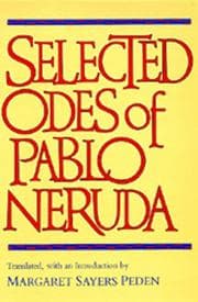 Tapa de Selected odes of Pablo Neruda