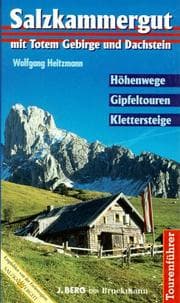 Tapa de Salzkammergut mit Totem Gebirge und Dachstein. Höhenwege, Gipfeltouren, Klettersteige