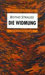Tapa de Die Widmung. Texte und Interpretationen.