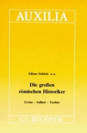 Tapa de Die grossen römischen Historiker. Livius, Sallust, Tacitus.