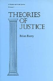 Tapa de Theories of Justice