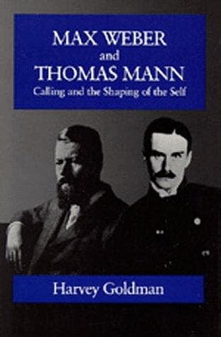 Tapa de Max Weber and Thomas Mann