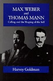Tapa de Max Weber and Thomas Mann