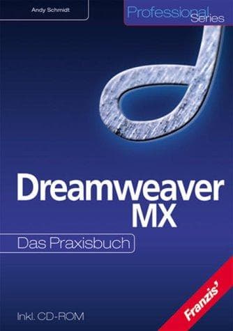Tapa de Dreamweaver MX. Das Praxisbuch